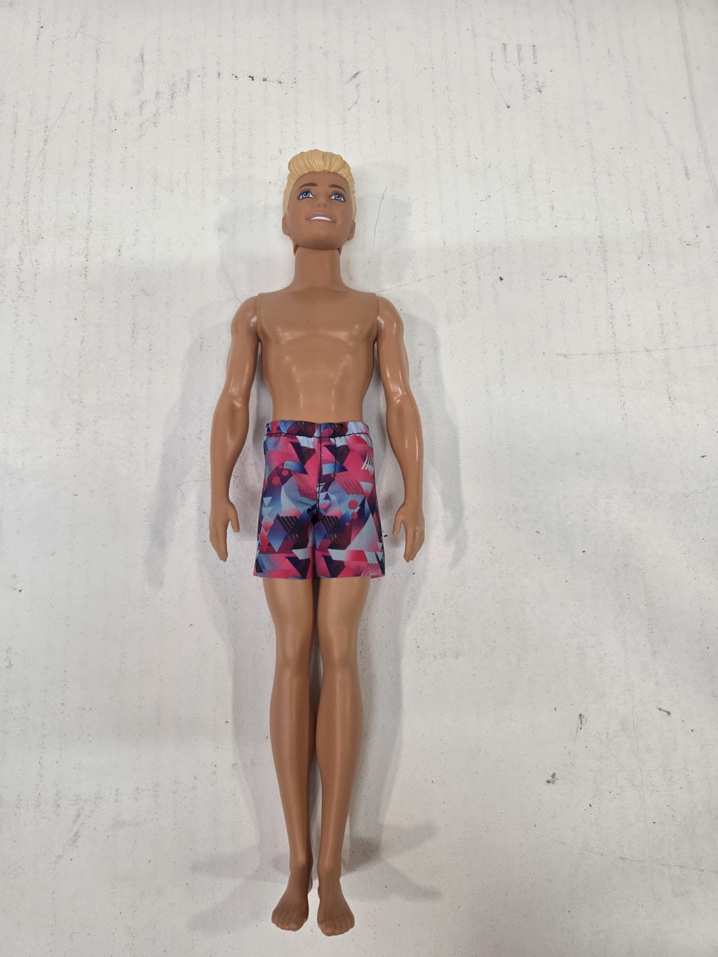 Muñeco Ken de Barbie Playeril / Veraniego - Pelo Rubio y Bañador Estampado