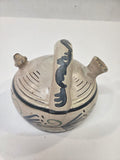 Botijo Antiguo de Cerámica Artesanal de Segorbe – Firmado V. Gil (18 cm)