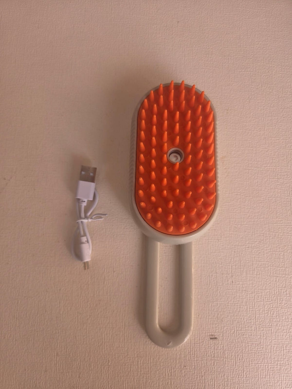 Cepillo Masajeador Eléctrico con Vapor de Cuidado FÁCIL para Mascotas