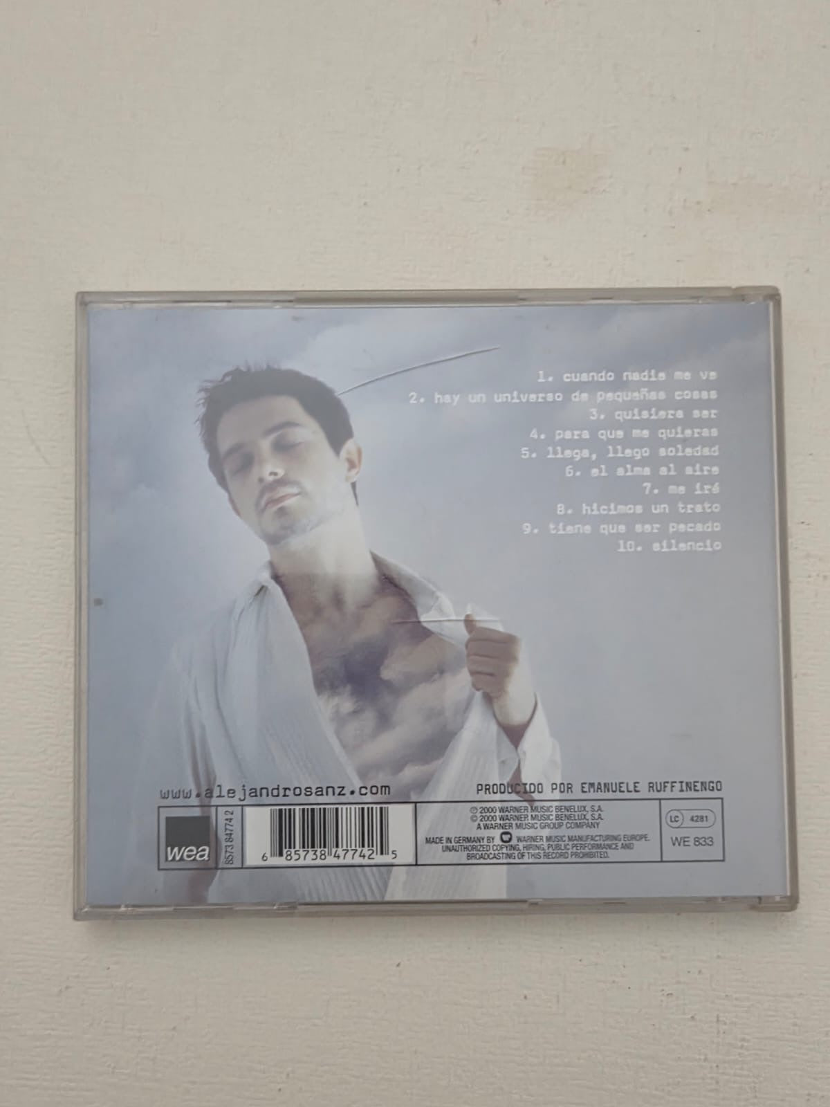 CD Alejandro Sanz – El Alma al Aire (Edición Original CD, 2000) - Usado