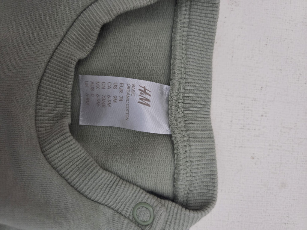 Sudadera Verde Salvia de Manga Larga