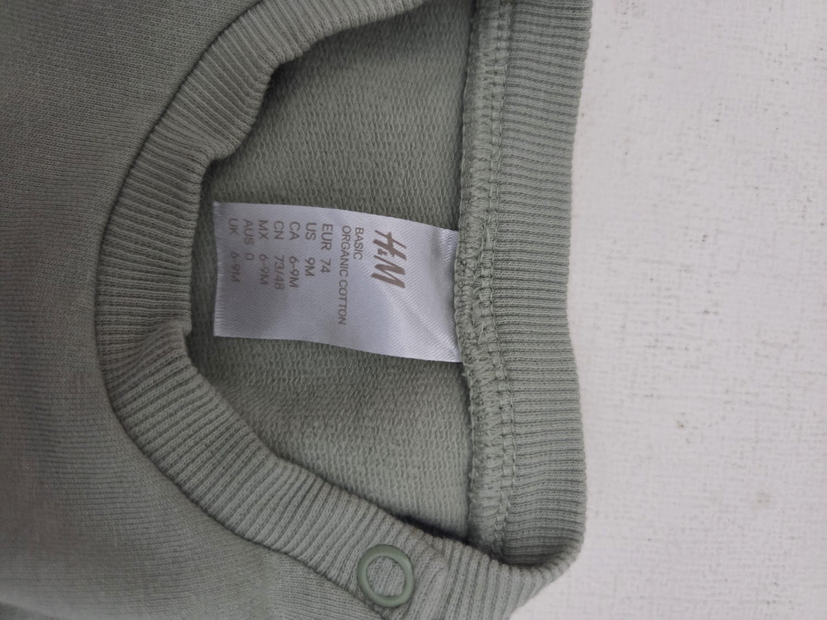Sudadera Verde Salvia de Manga Larga