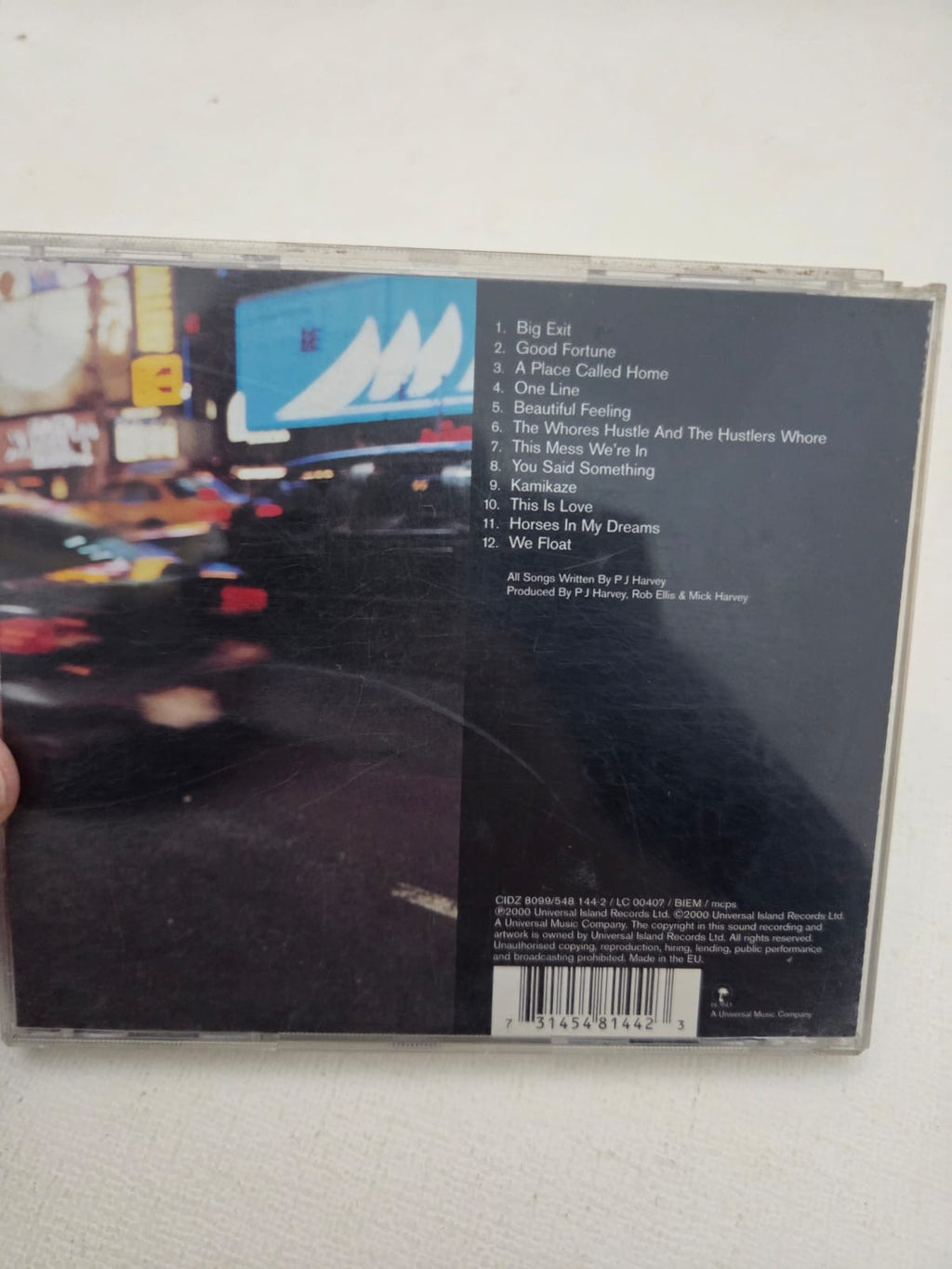 CD PJ Harvey – Stories From The City, Stories From The Sea (Edición EU, 2000)