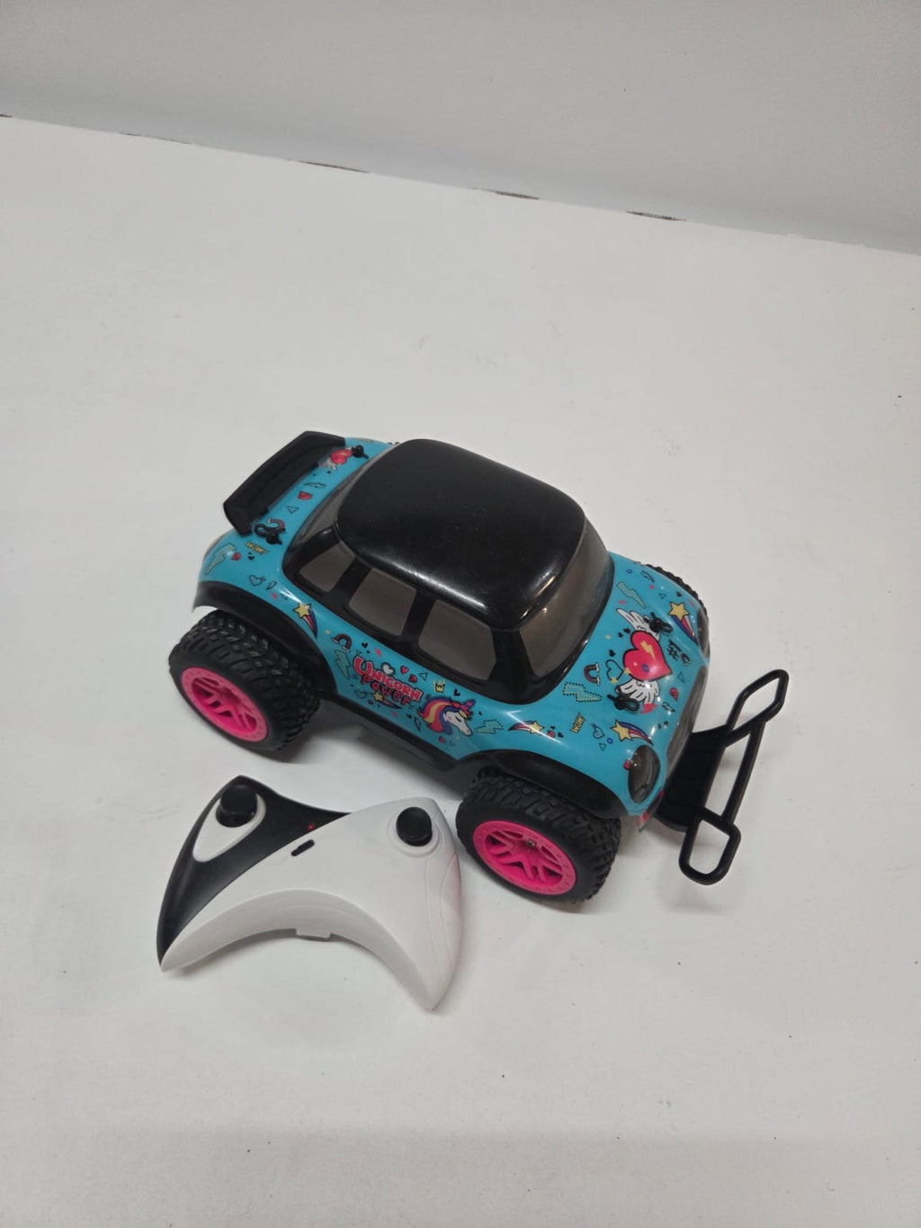 Coche Teledirigido Infantil "Unicorn Power" RC - Coche de Juguete Radiocontrol Off-Road con Mando