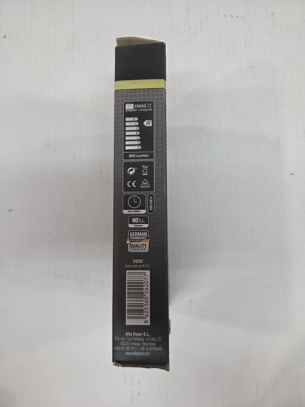Panel LED Empotrable Cuadrado MATEL 9W – Luz Cálida 2700K (850 Lumens, Aluminio Blanco)