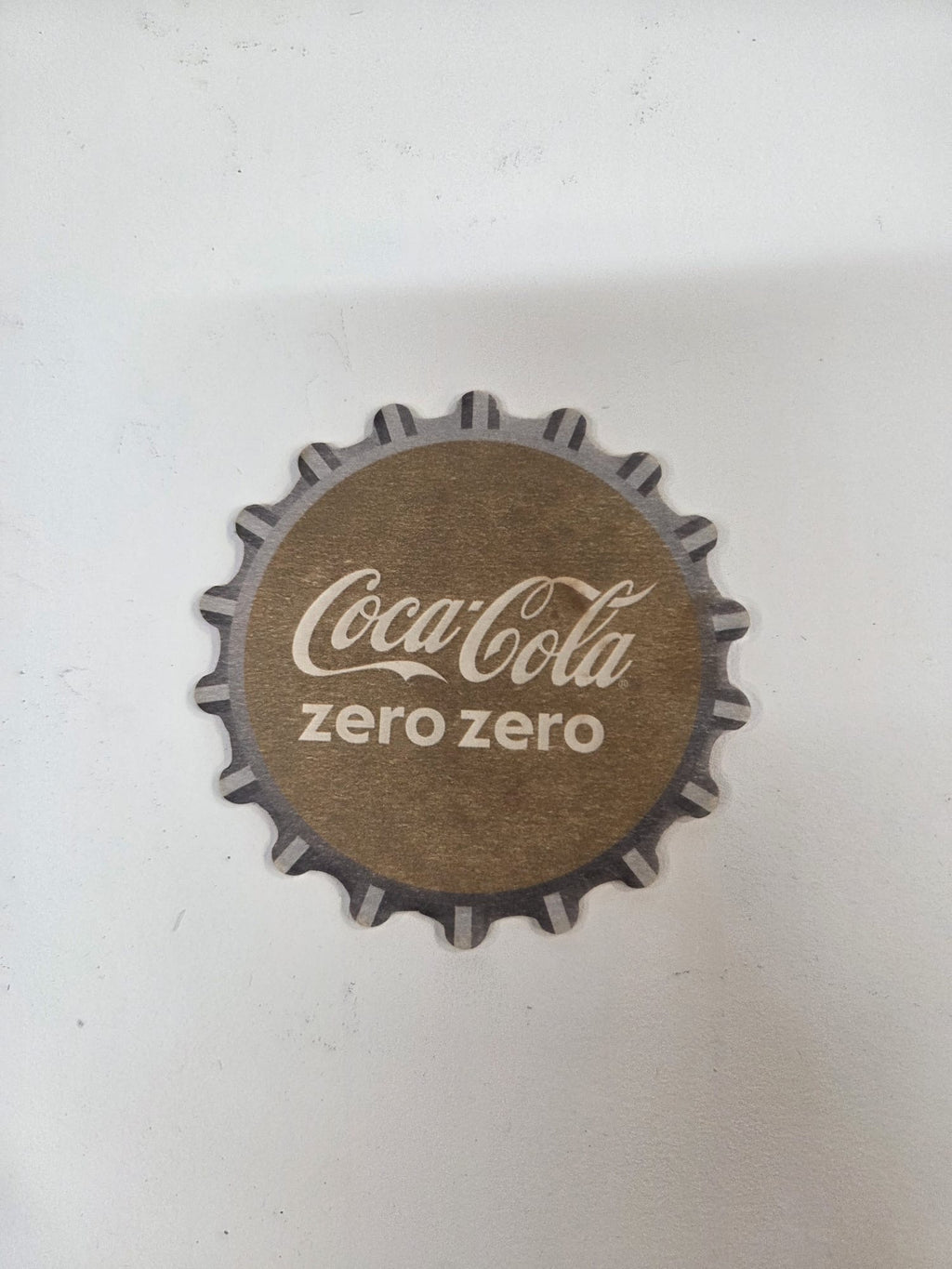 Posavasos Coleccionable Coca-Cola "Elige la tuya" / Coca-Cola Zero Zero (Forma de Chapa)