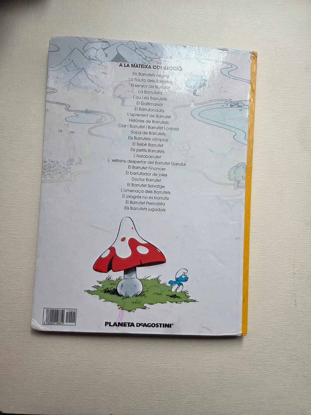 La flauta dels barrufets. Escrito en catalán