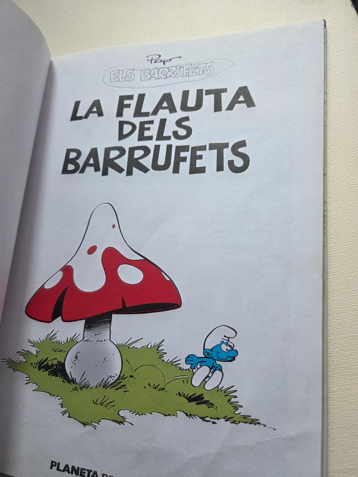 La flauta dels barrufets. Escrito en catalán