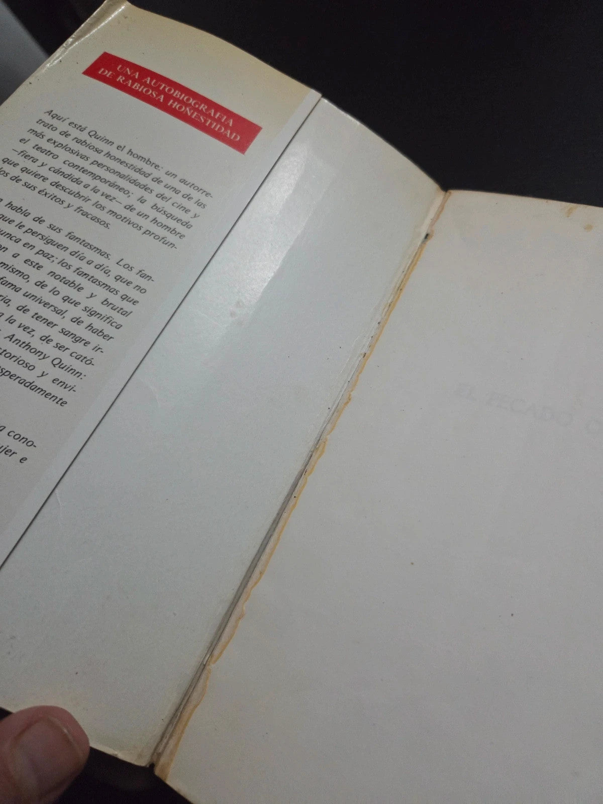 Anthony Quinn. El pecado original. Autobiografía