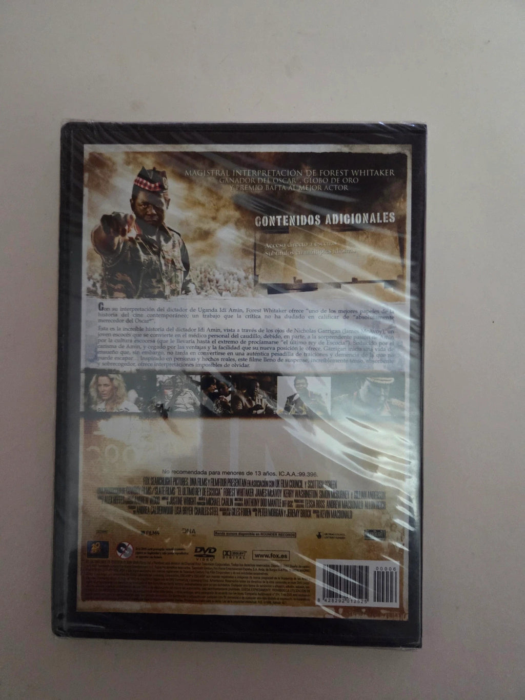 Dvd El último rey de Escocia