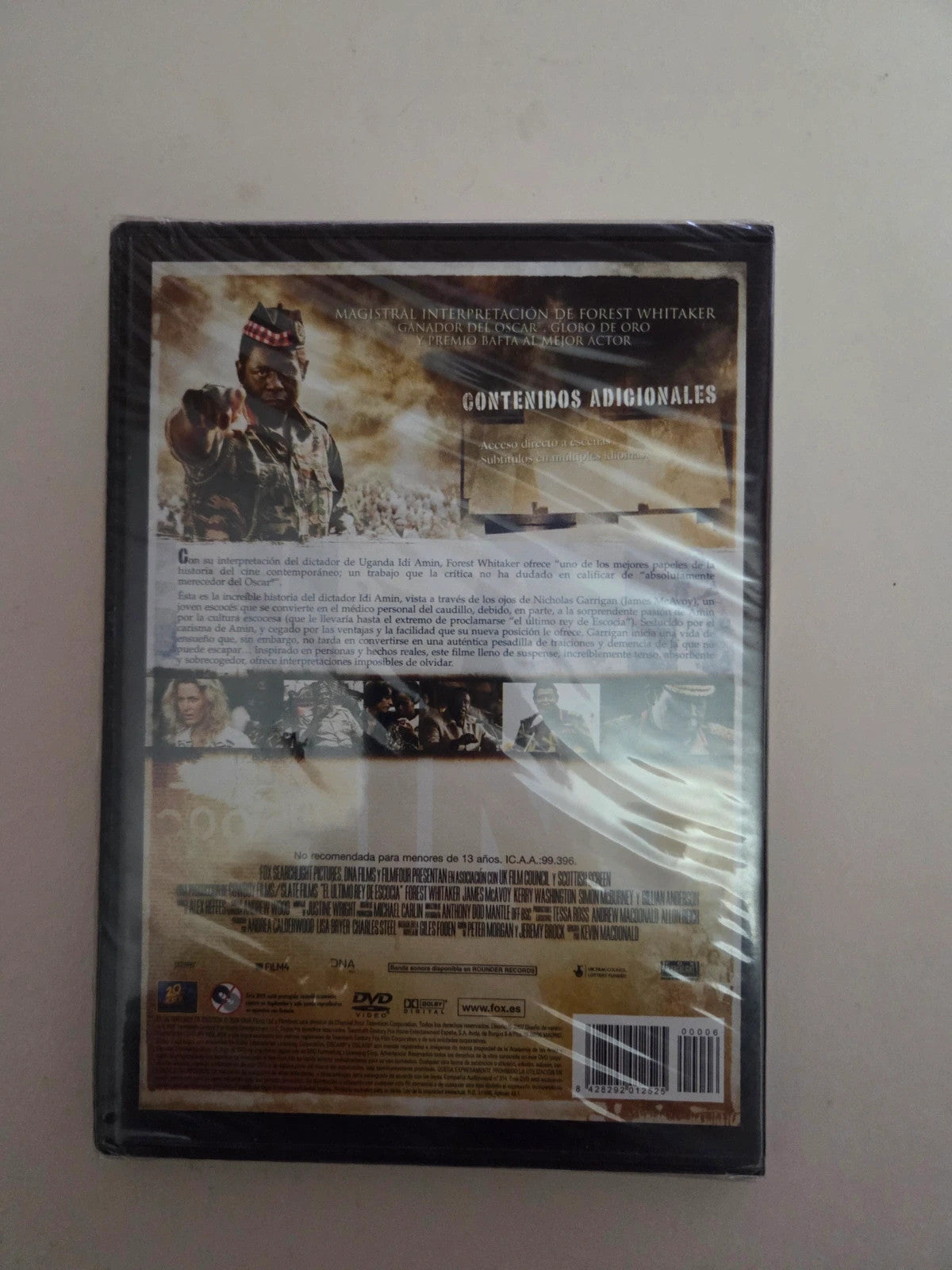 Dvd El último rey de Escocia