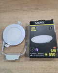 Lote de cuatro luces LED empotrables  6W
