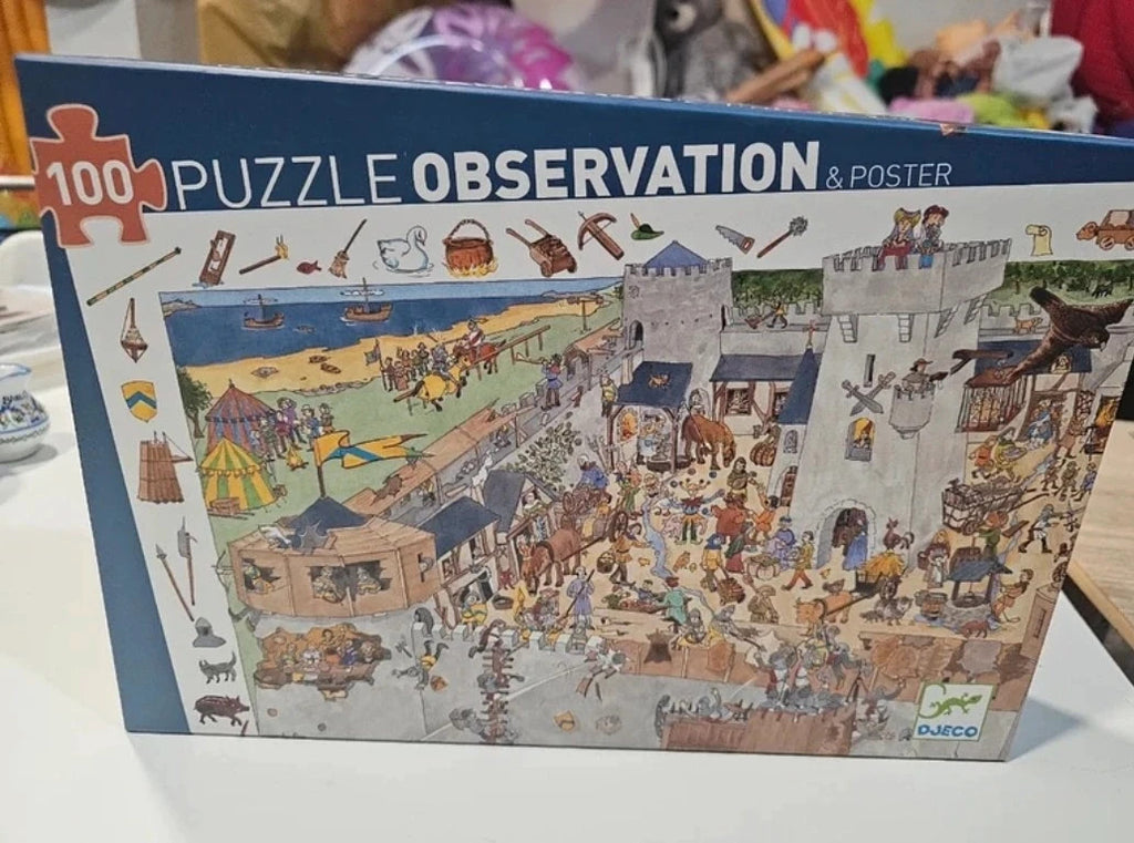 Puzzle observation y poster