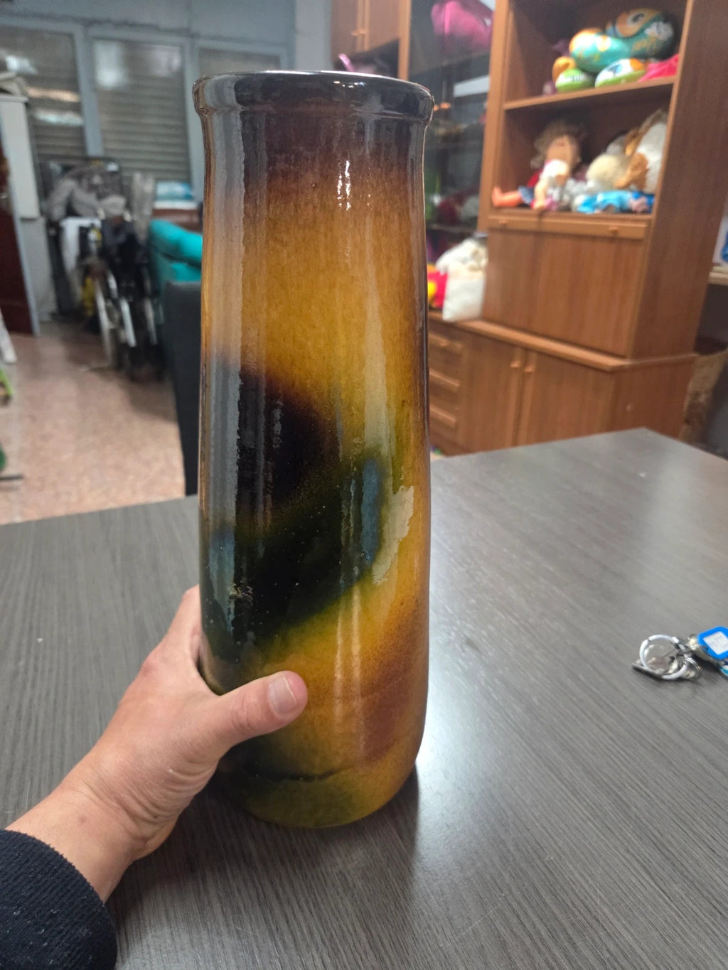Jarrón de cerámica vintage