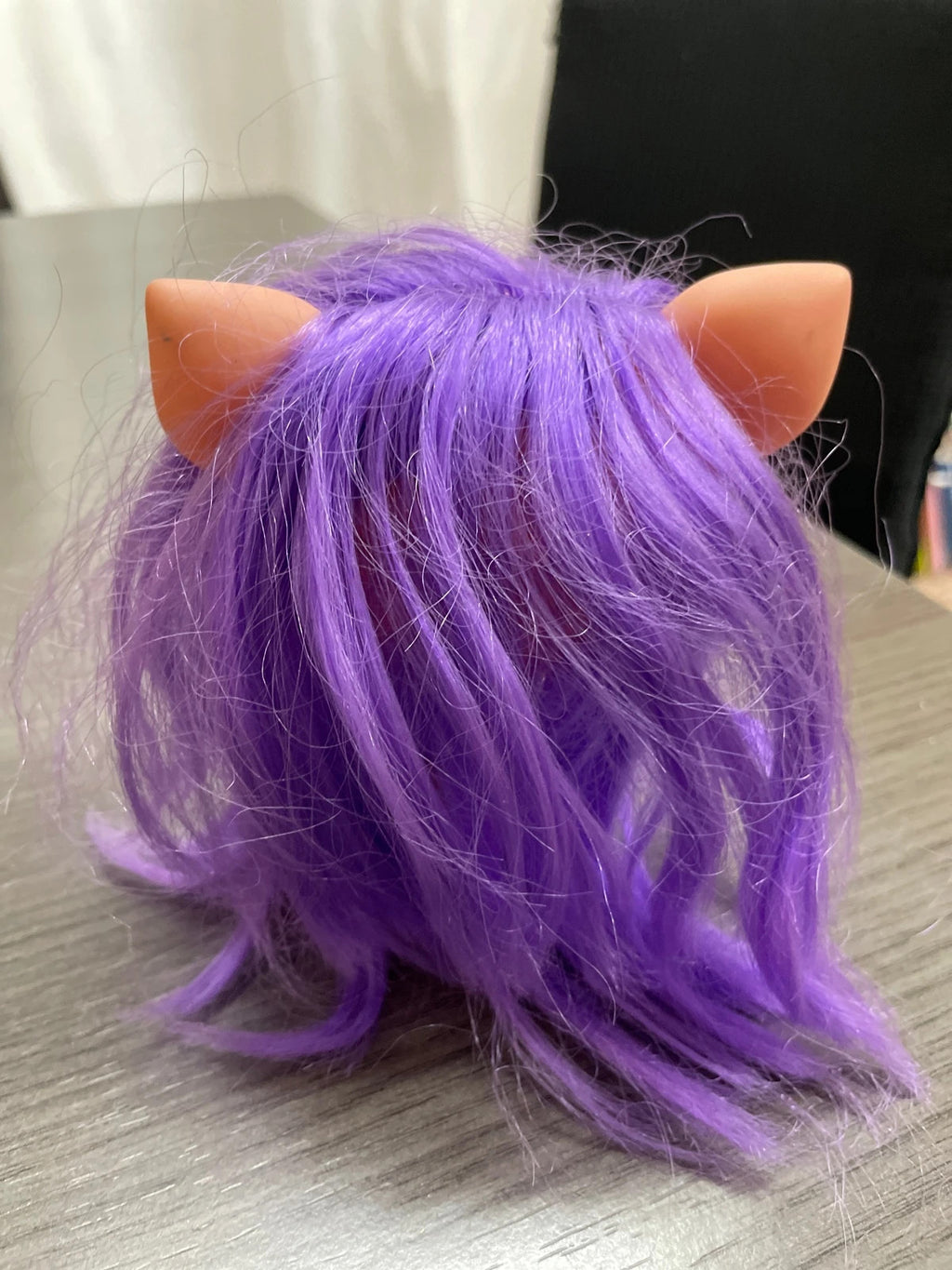 Juguete perrito de pelo