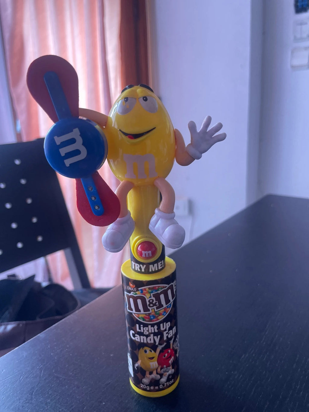 M&Ms giratorio vintage Candy Fan