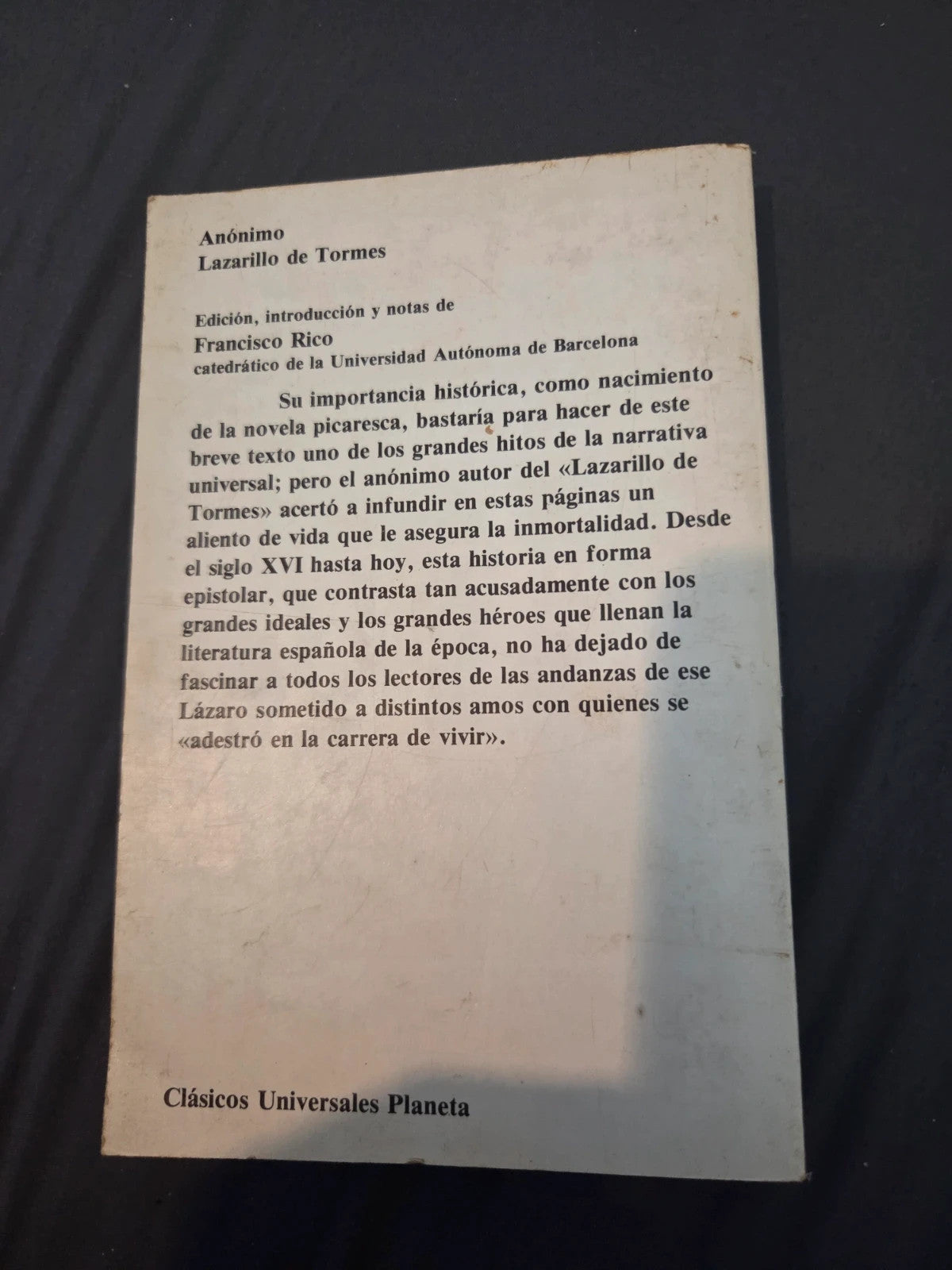 Lazarillo de Tormes