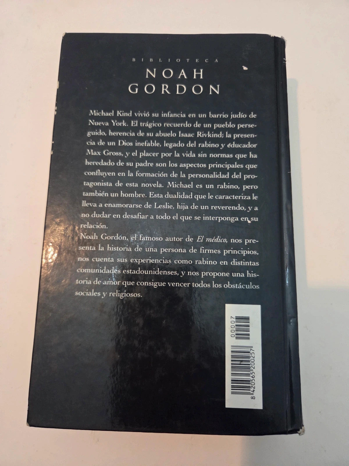 El rabino. Noah Gordon