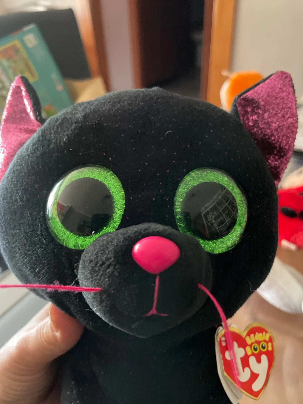 Peluche Ty- Beannie Boos Potion gato negro