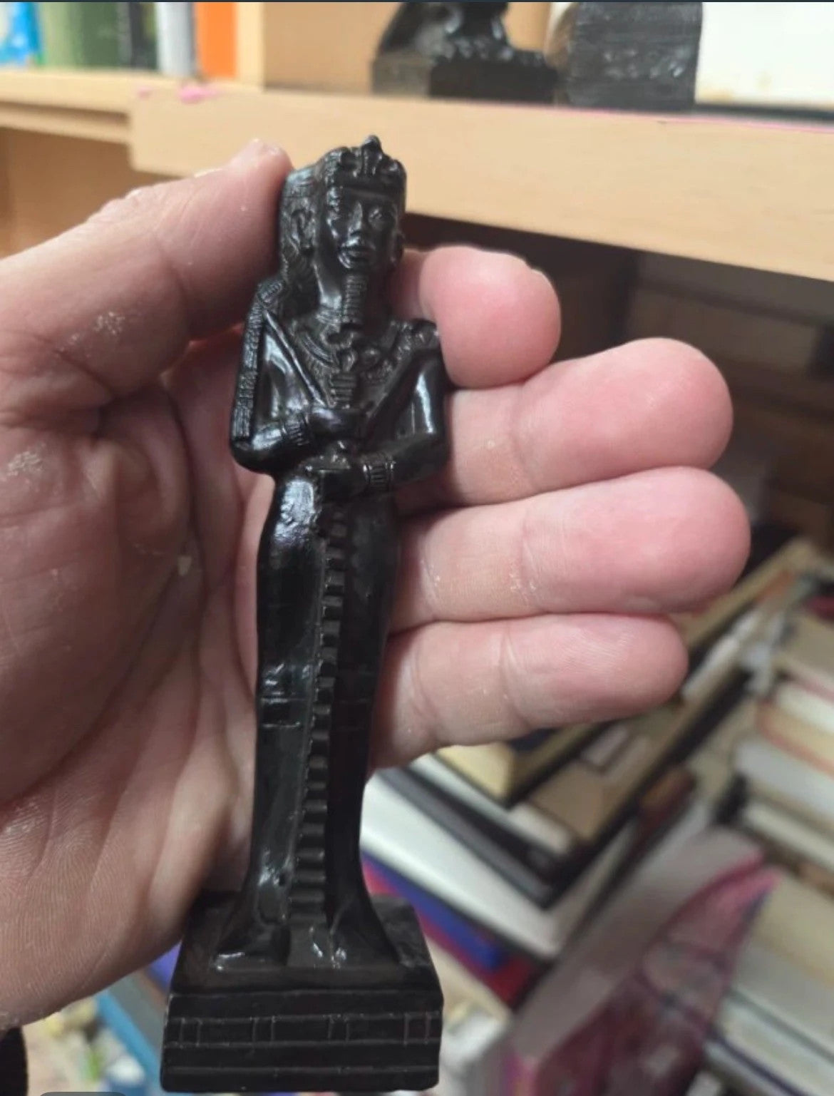Lote de 5 figuras egipcias negras