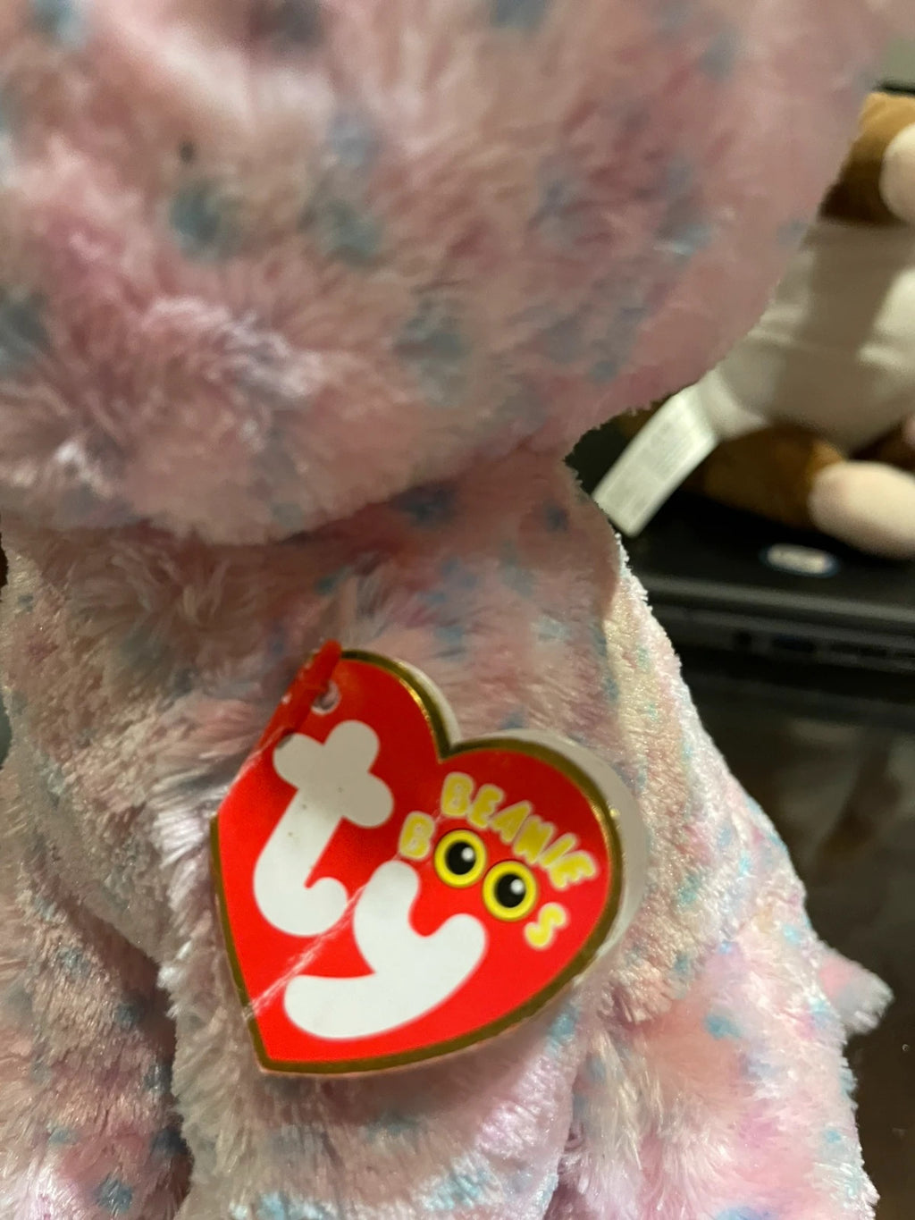 Ty Beanie Boos elefante rosa