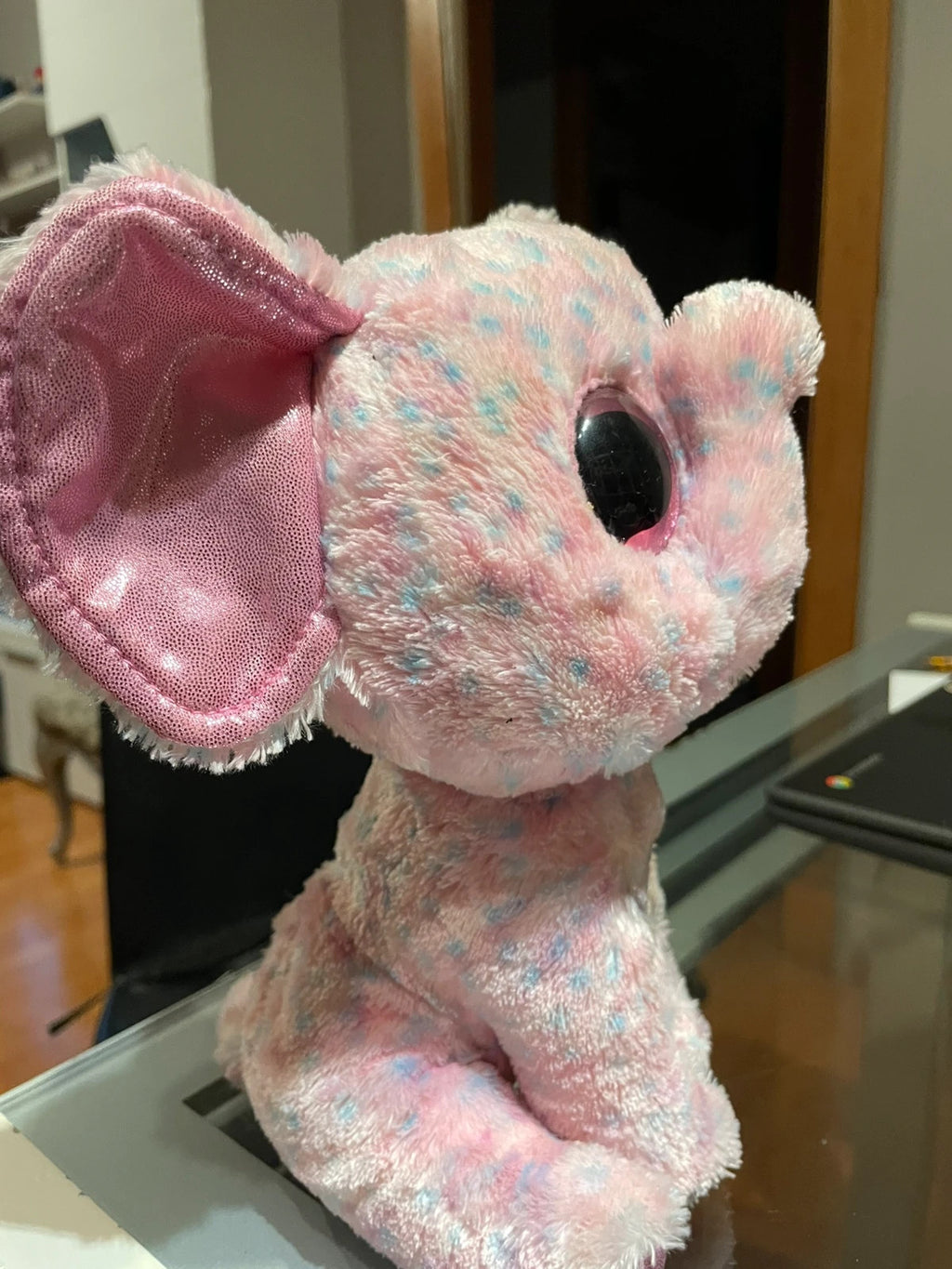 Ty Beanie Boos elefante rosa