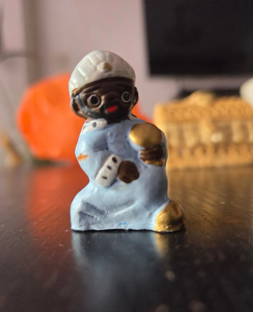 Rey, mago Baltazar terracota de alboroy
