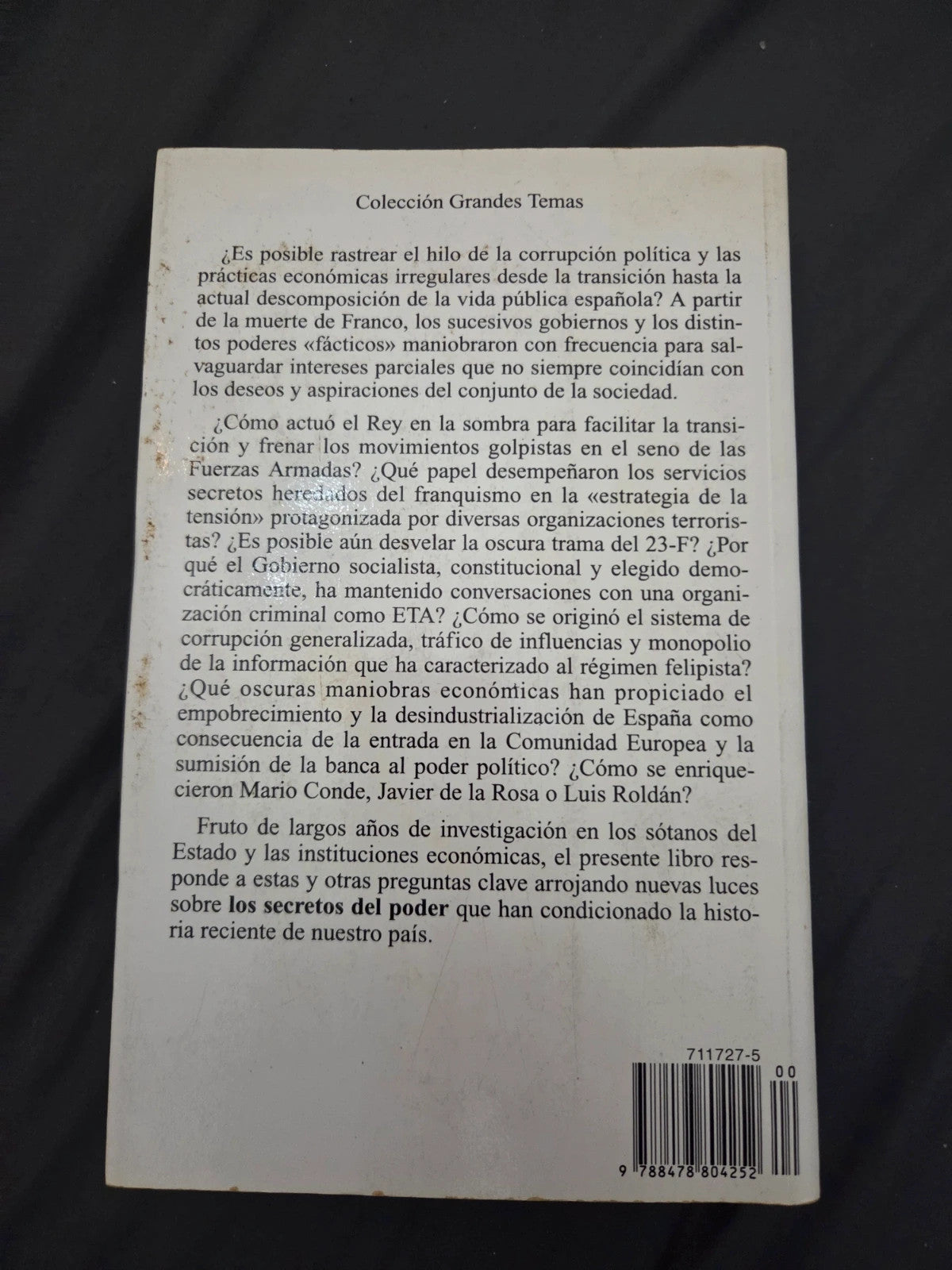 Los secretos del poder. Díaz Herrera. Isabel Duran