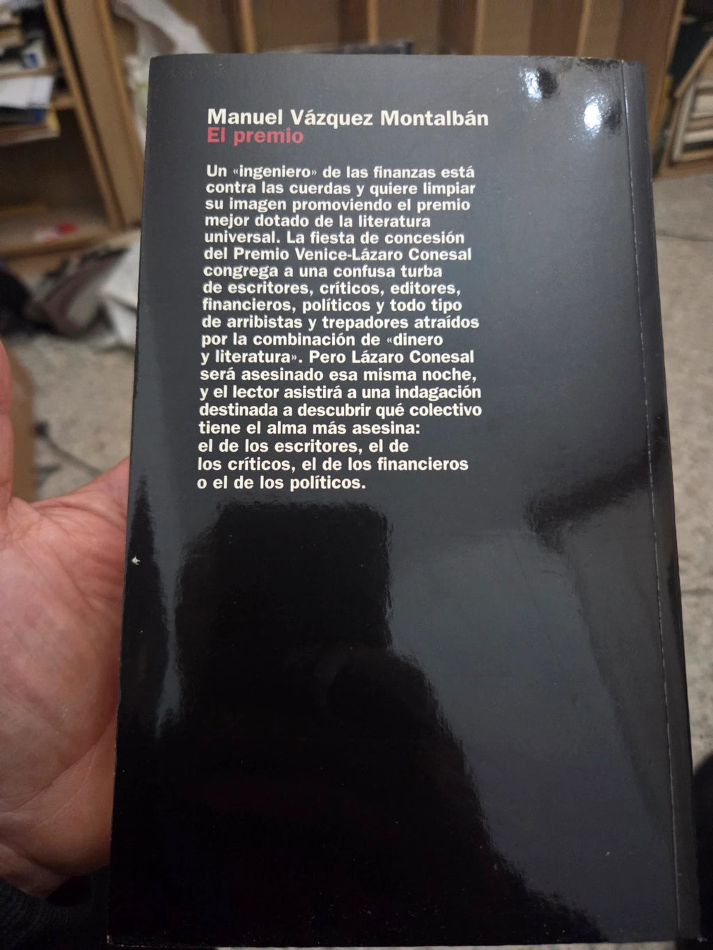 El premio Manuel Vazquez Montalban