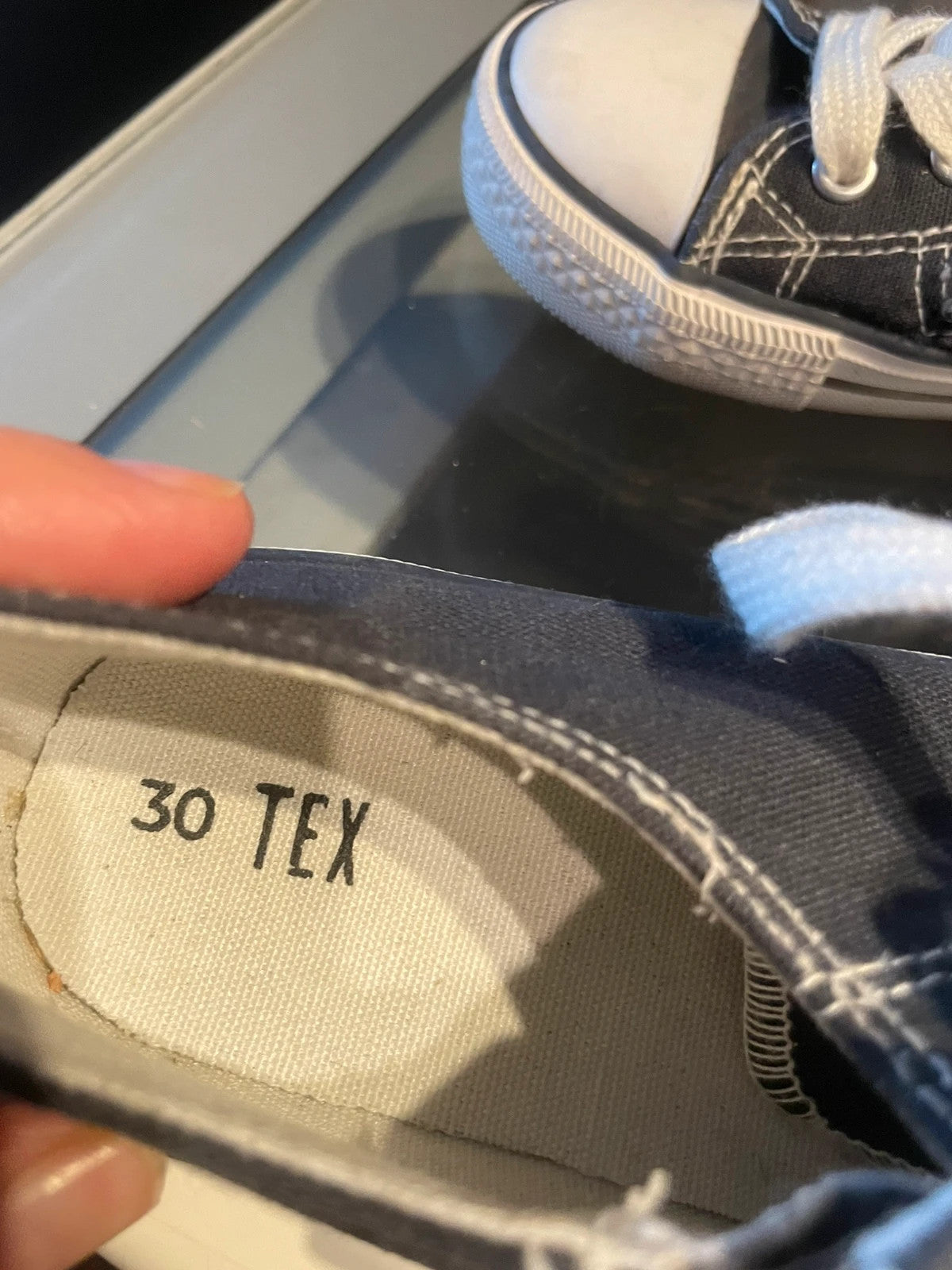 Zapatillas, azul oscuro