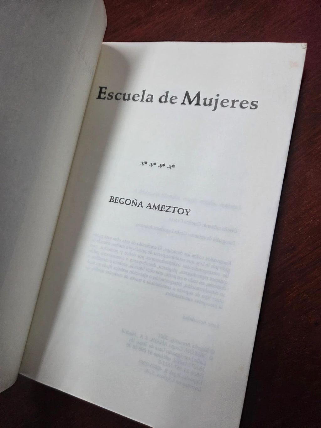 Escuela de mujeres. Begoña Ametzoy