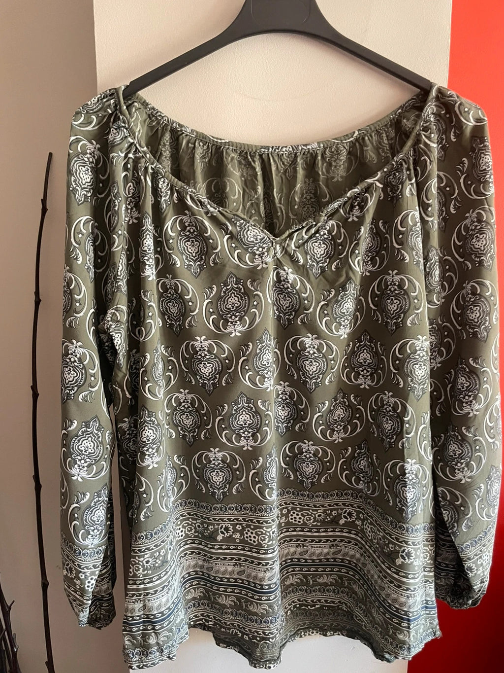 Blusa manga larga