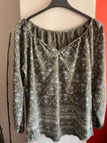 Blusa manga larga