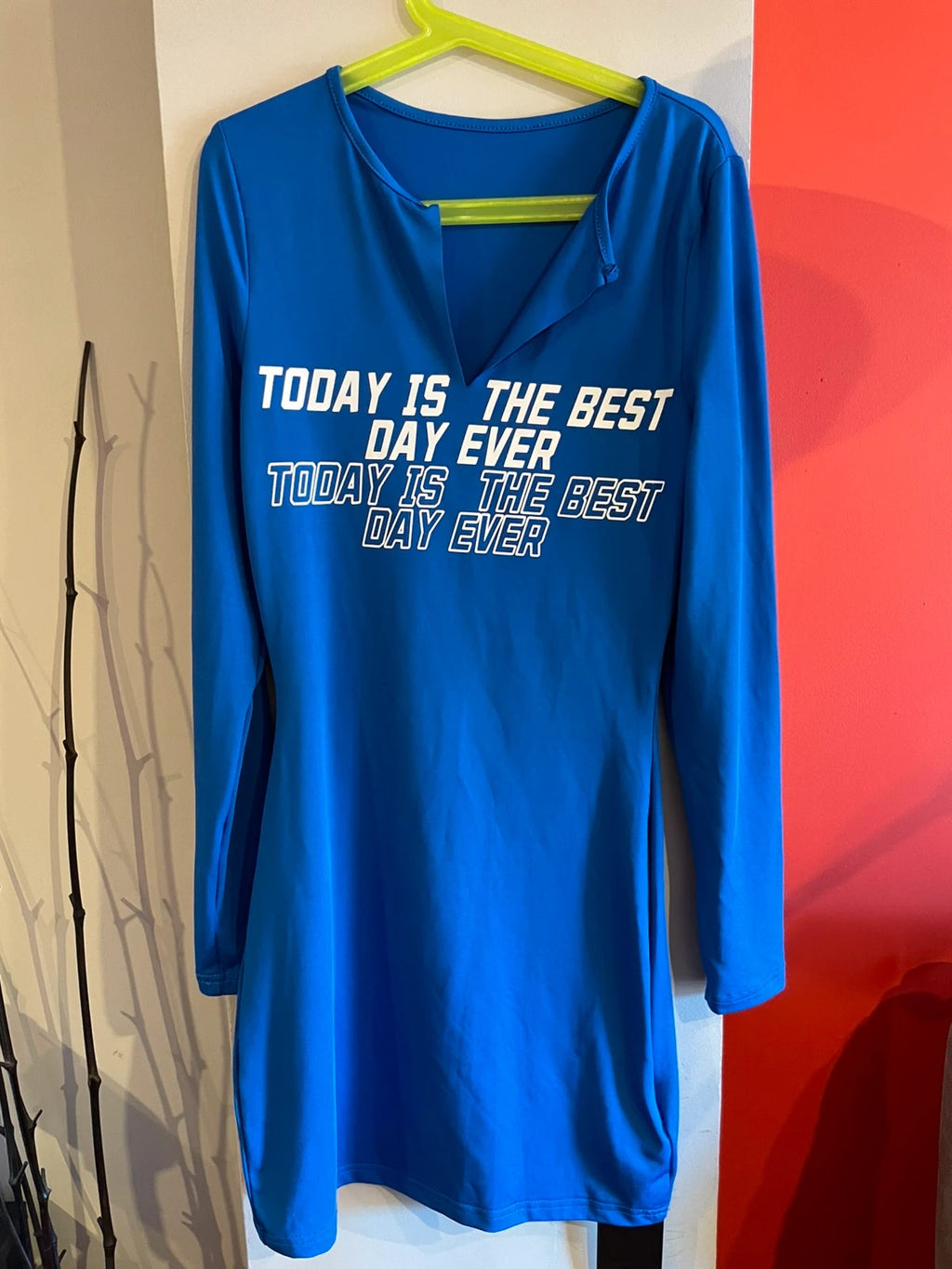 Vestido azul, SHEIN