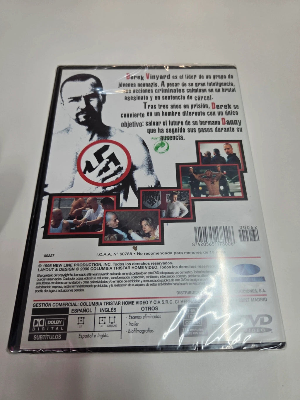 DVD American history x. A estrenar