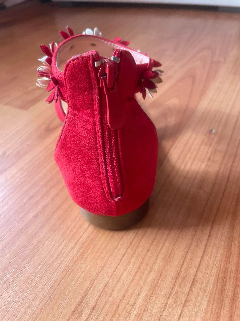 Sandalias bajas rojas