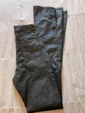 Pantalón campana efecto piel