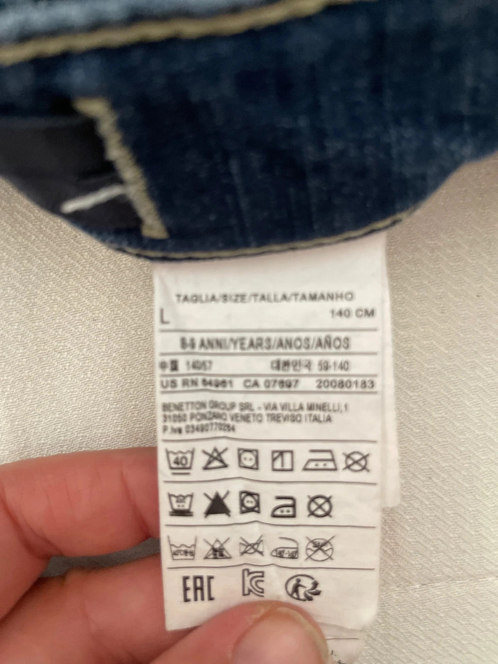 Pantalón vaquero de niño