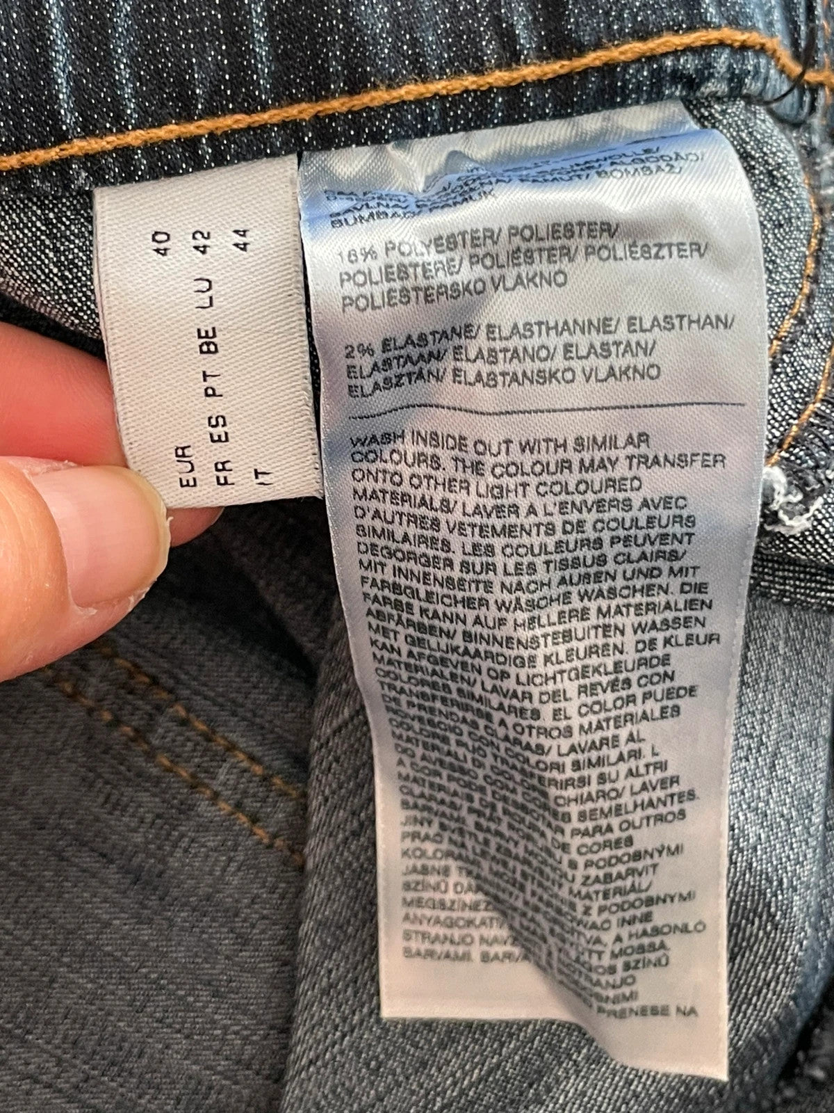 Pantalón vaquero elástico