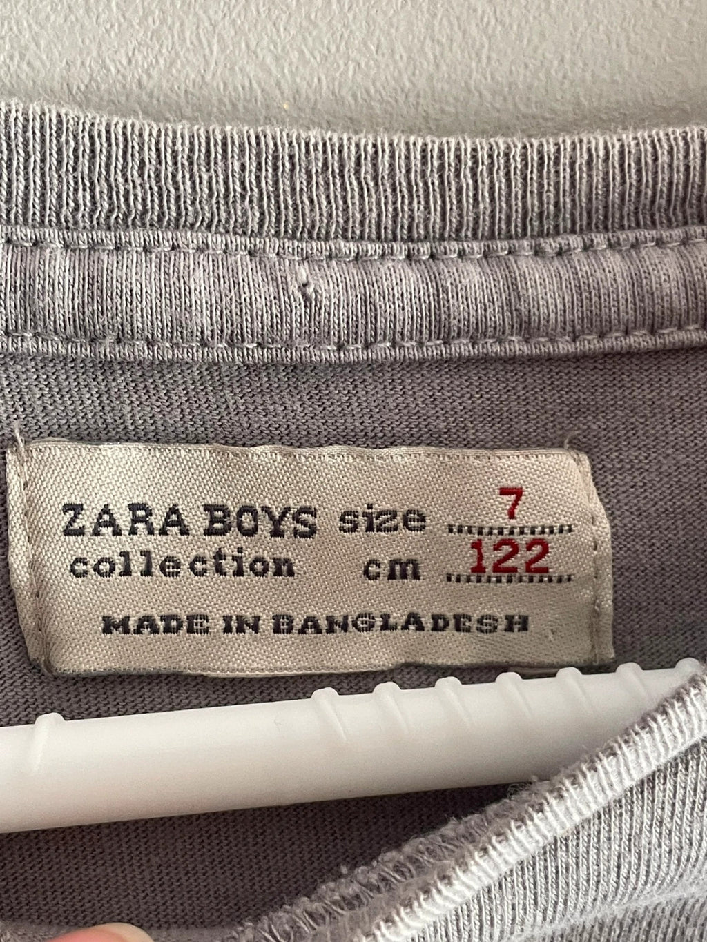 Camiseta de niño, Zara