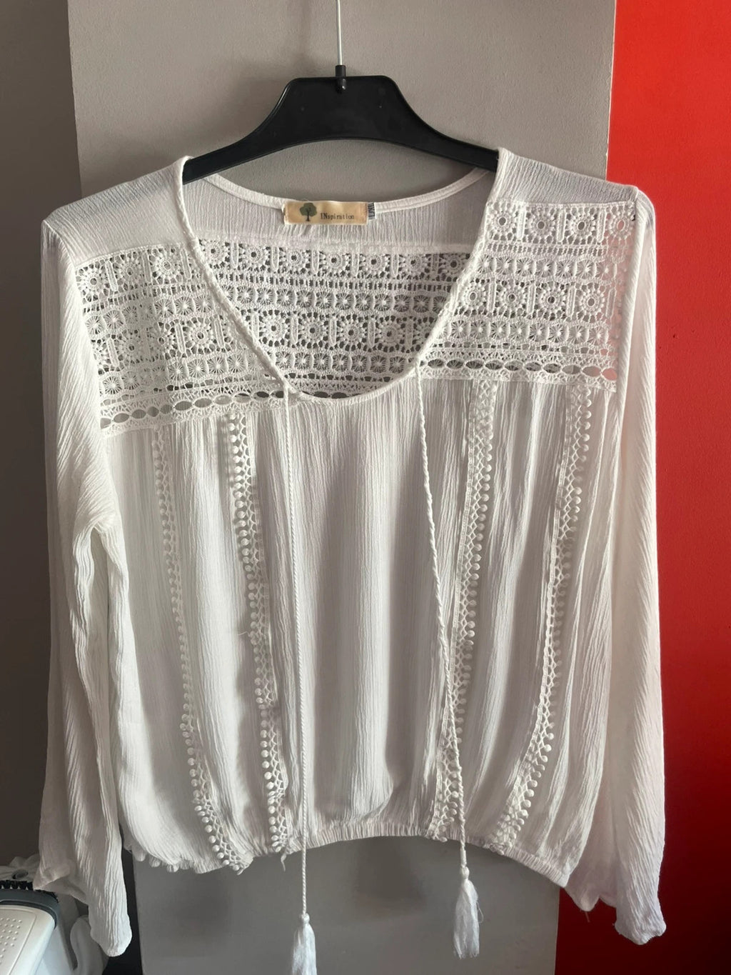 Blusa manga larga