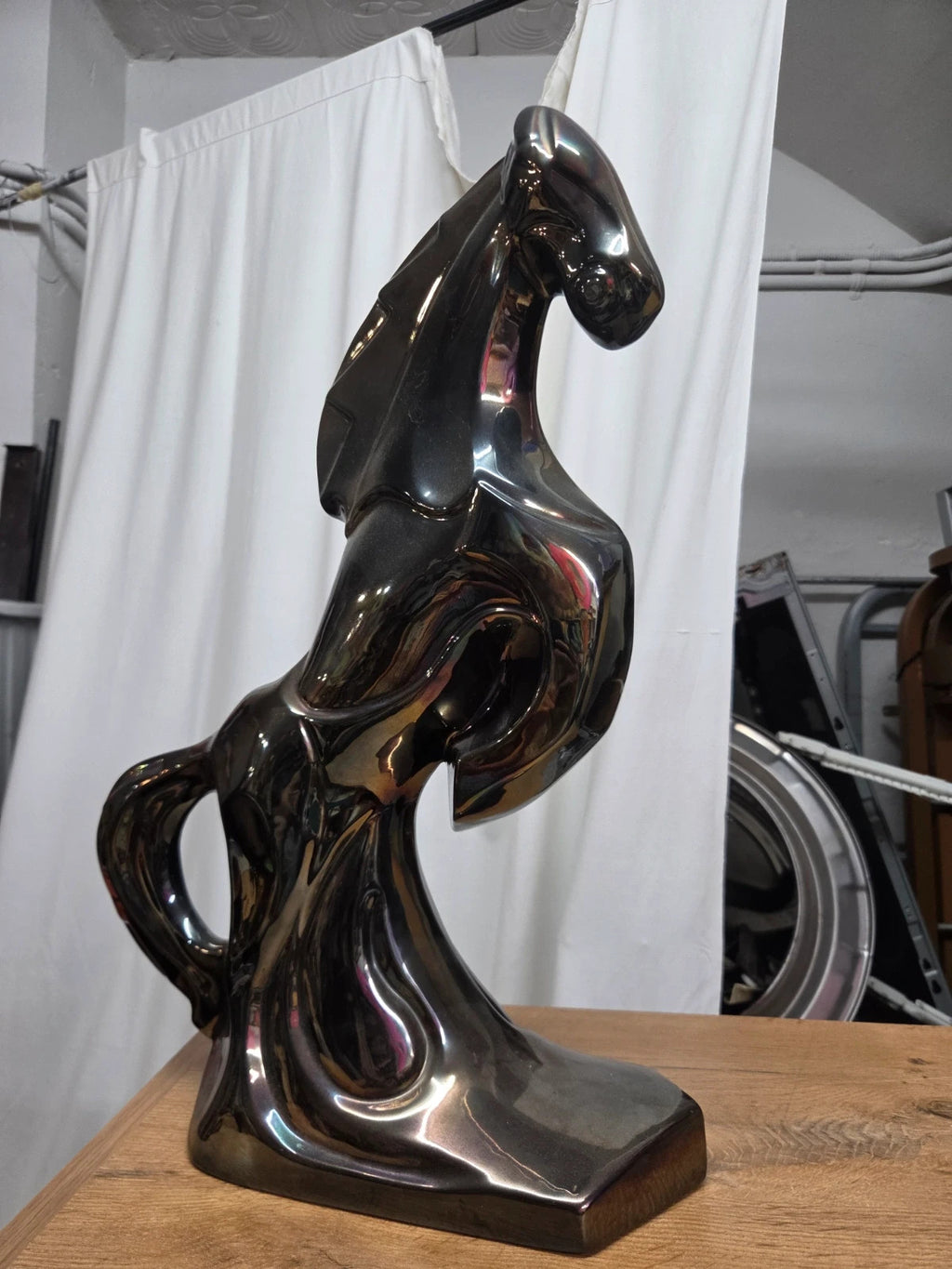 Figura de caballo rampante