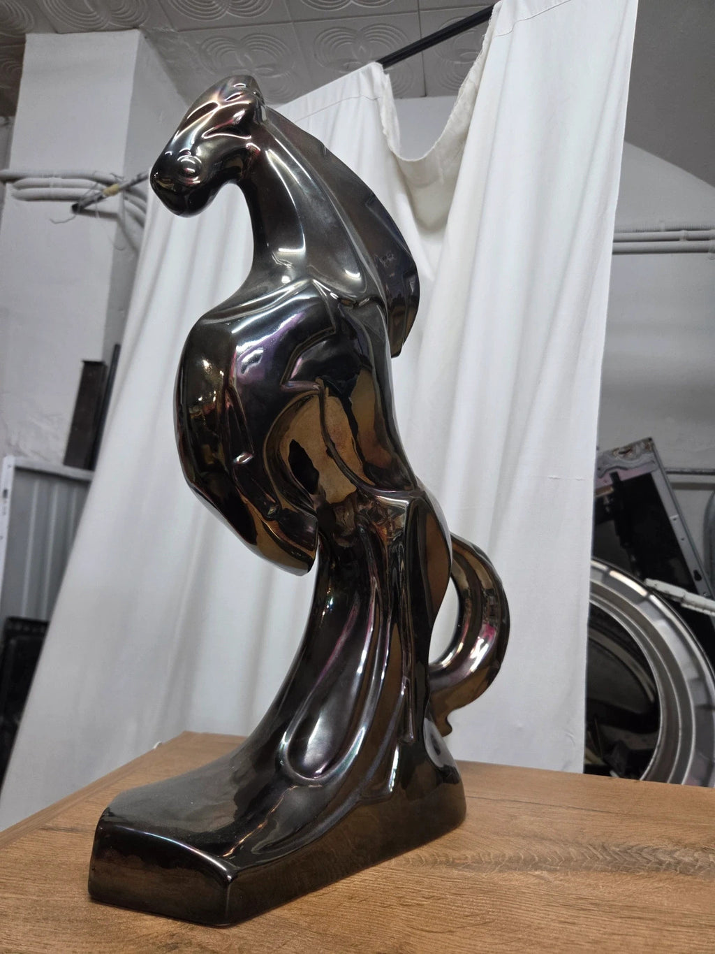 Figura de caballo rampante