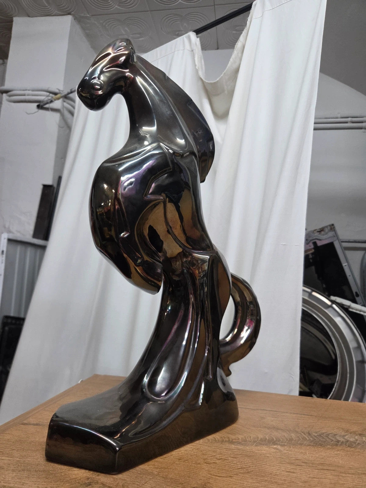 Figura de caballo rampante