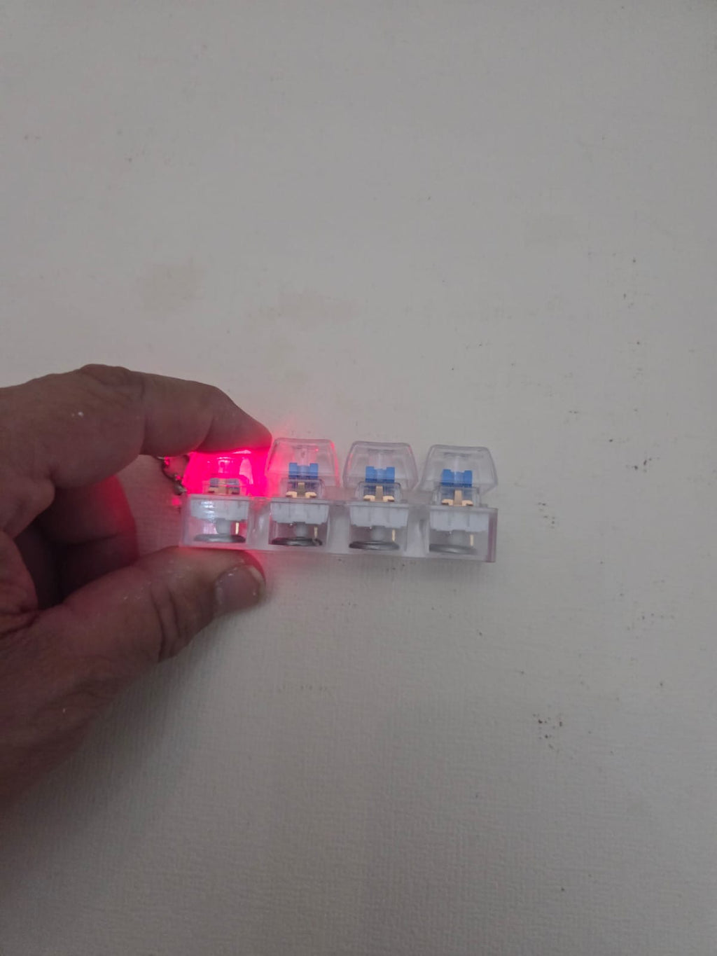 Llavero Llavero Probador de Teclado Mecánico LED RGB (4 Teclas)