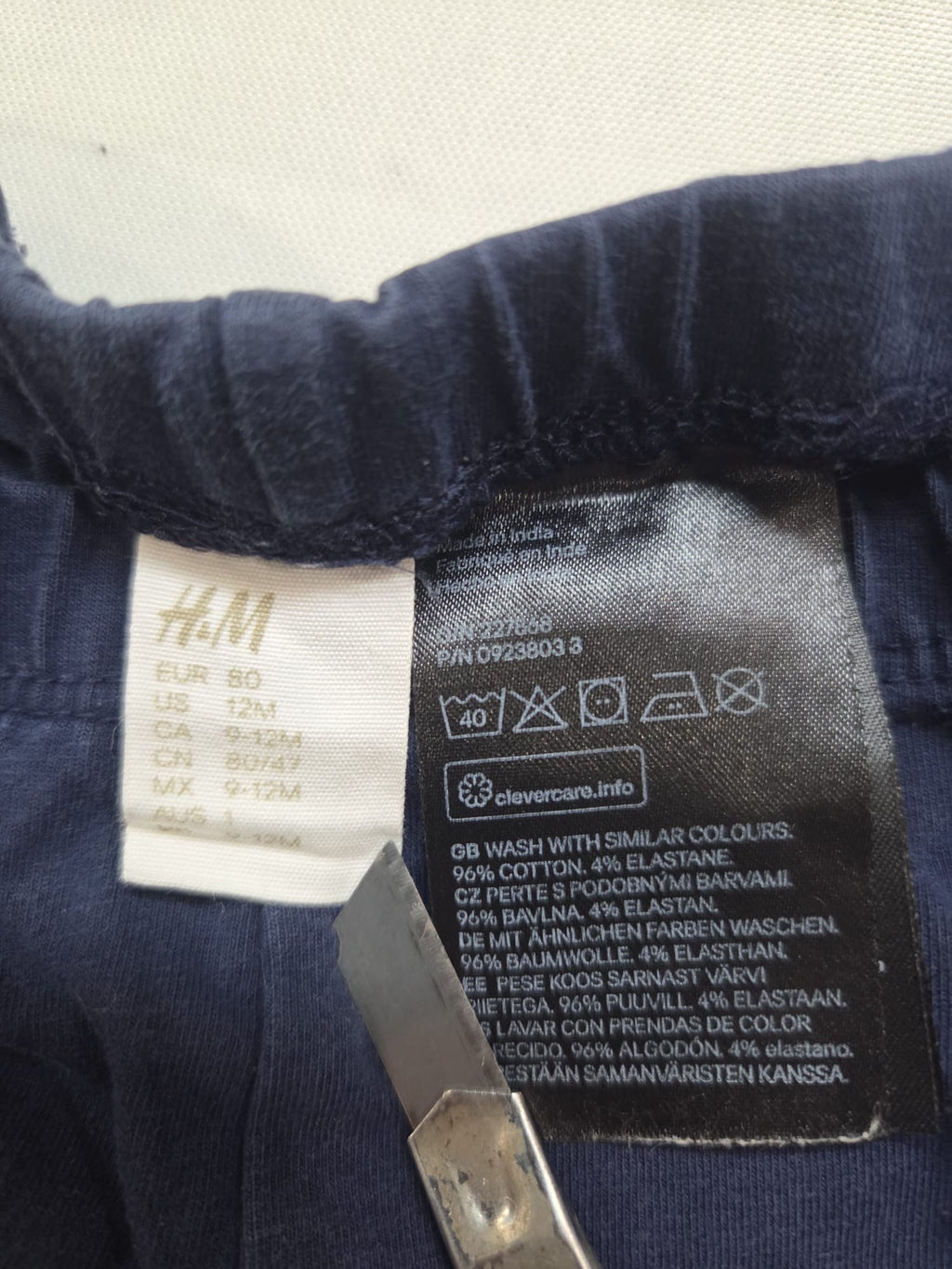 Leggings azul marino H&M | Talla 9-12 meses (80 cm)