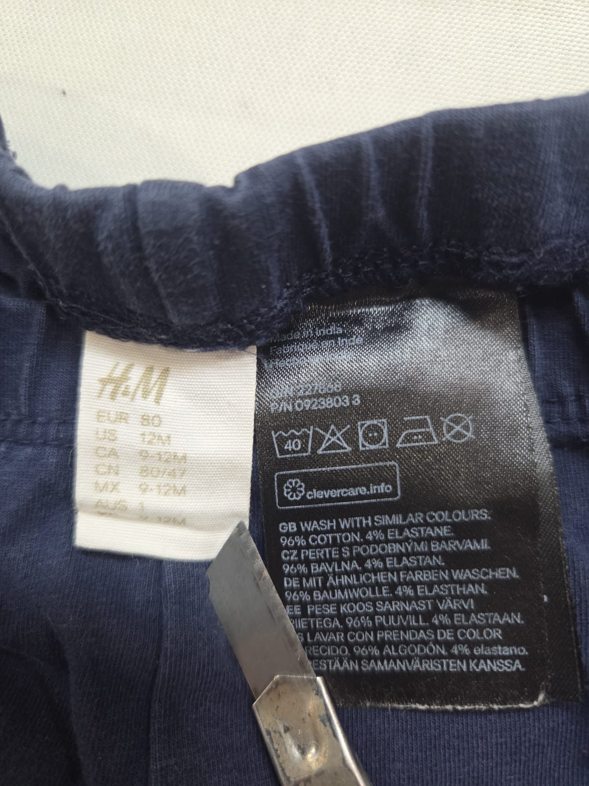 Leggings azul marino H&M | Talla 9-12 meses (80 cm)