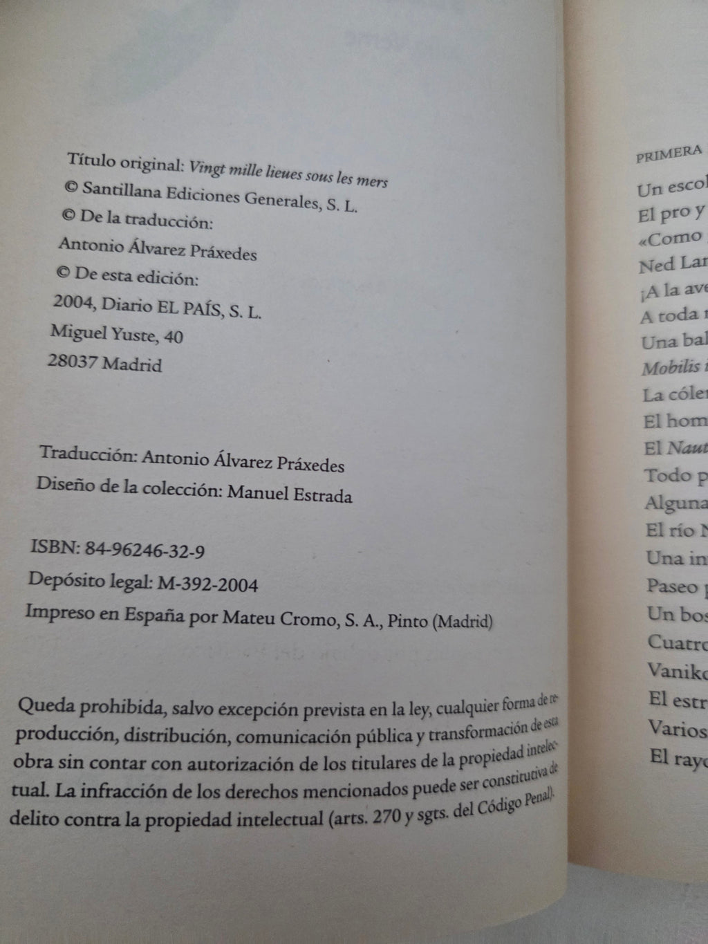 Veinte mil leguas de viaje submarino - Julio Verne