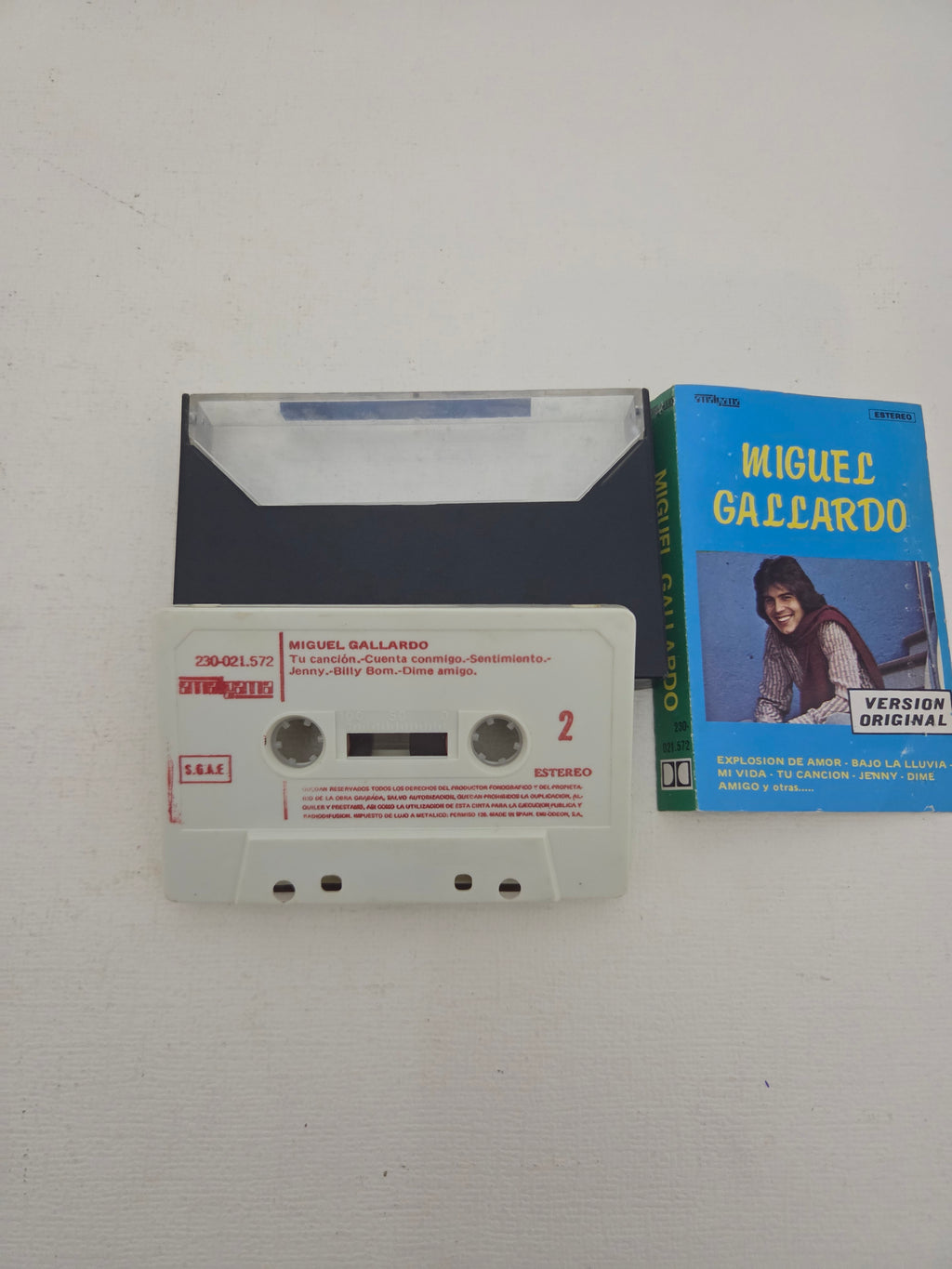 Cassette Miguel Gallardo - Álbum Homónimo (Versión Original, 1979)