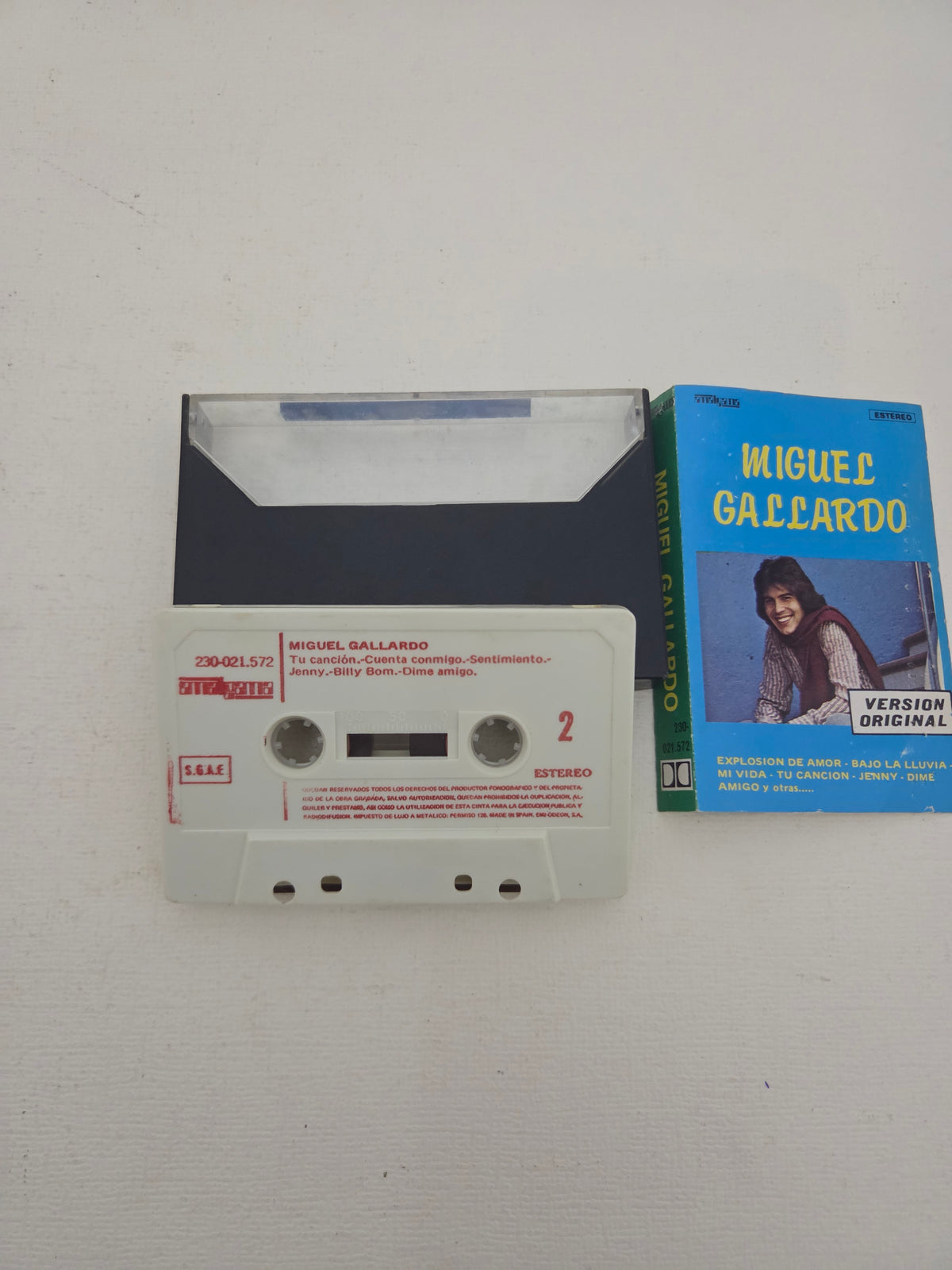 Cassette Miguel Gallardo - Álbum Homónimo (Versión Original, 1979)